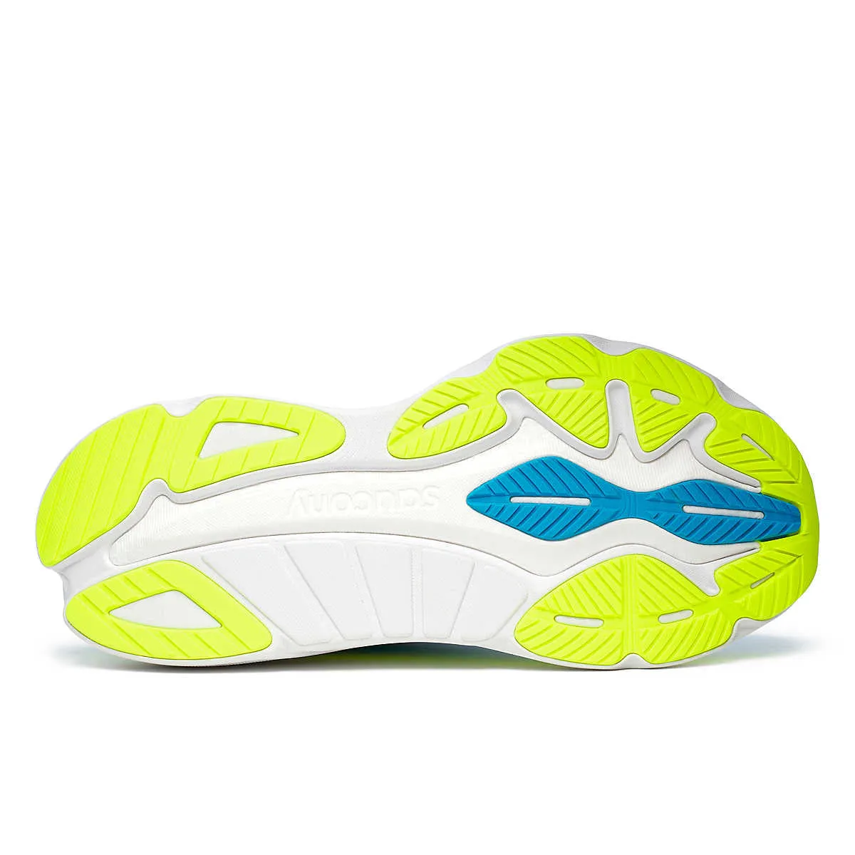 Saucony Men's Hurricane 24 Running Shoes Viziblue / Citron