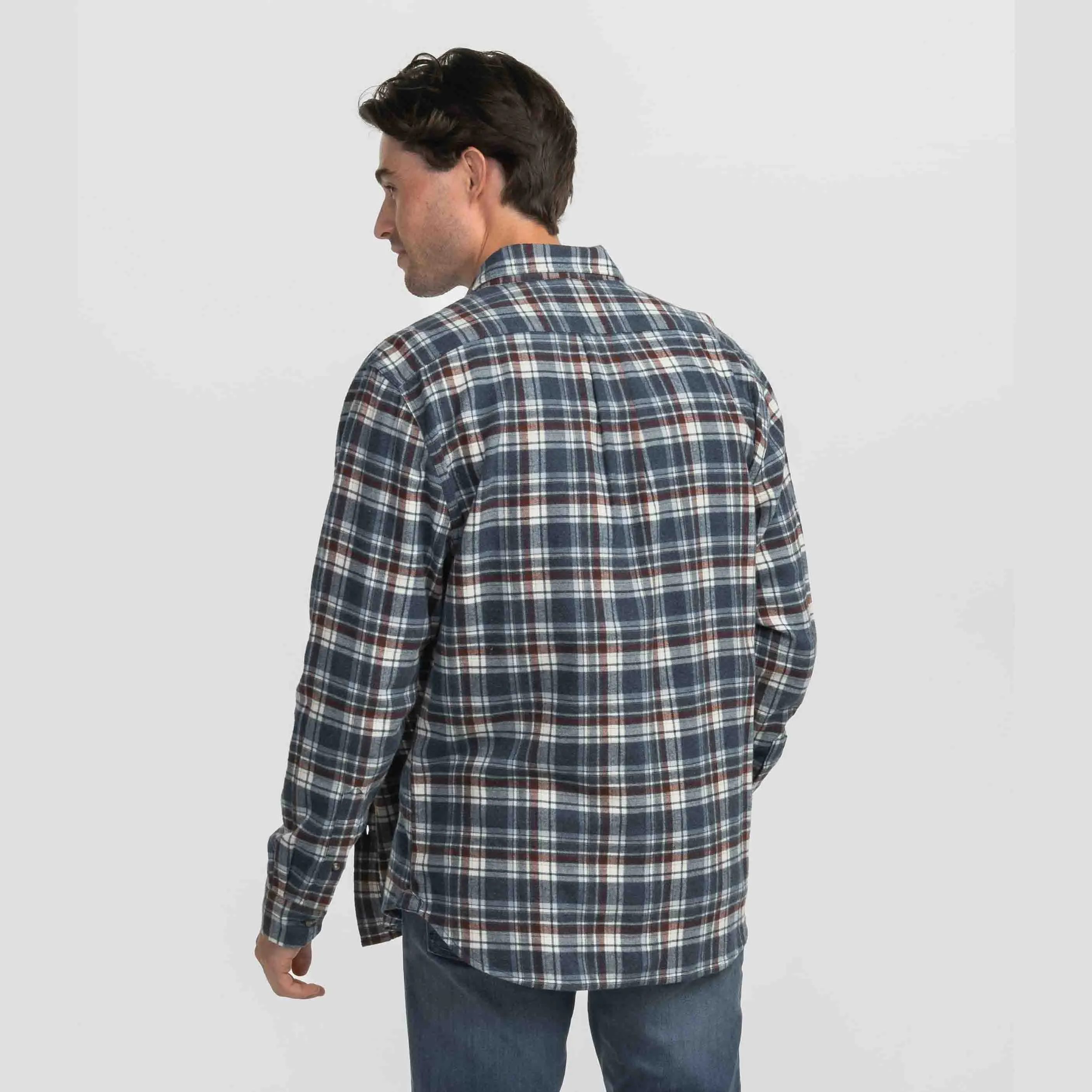 Southern Shirt Men's Boone Washed Long Sleeve Flannel