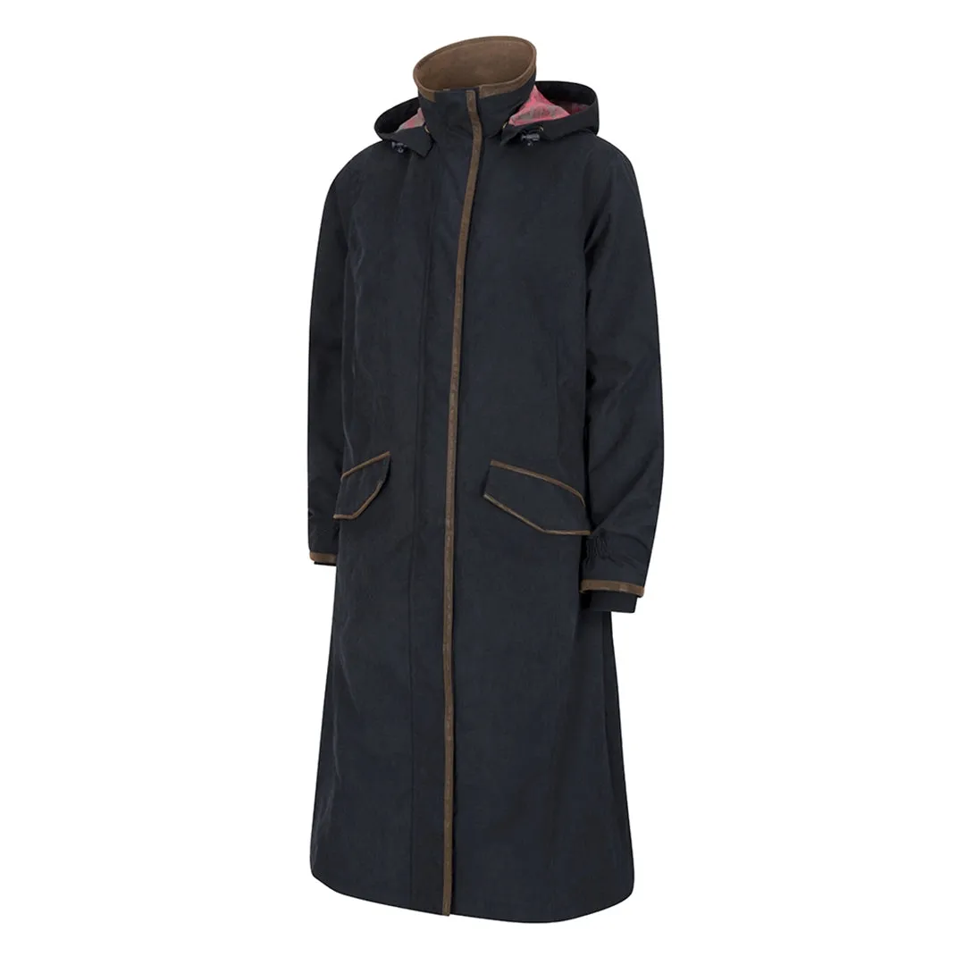 Struther Ladies Long Riding Coat - Navy by Hoggs of Fife