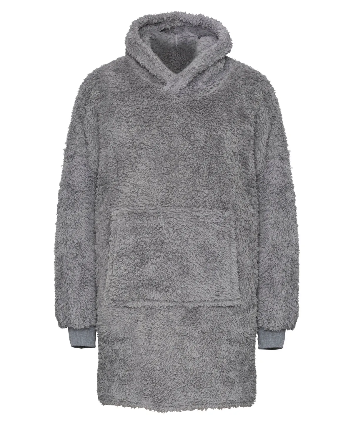 The Ribbon teddy bear fabric hoodie | Grey