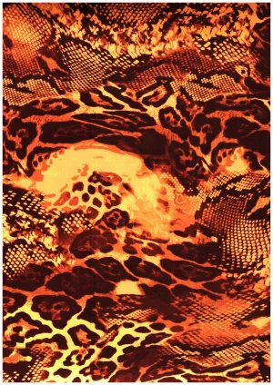 Ultra Flex Pattern Foil Snake 20” wide Heat TRANSFER Vinyl for T-Shirt and Apparel - HTV