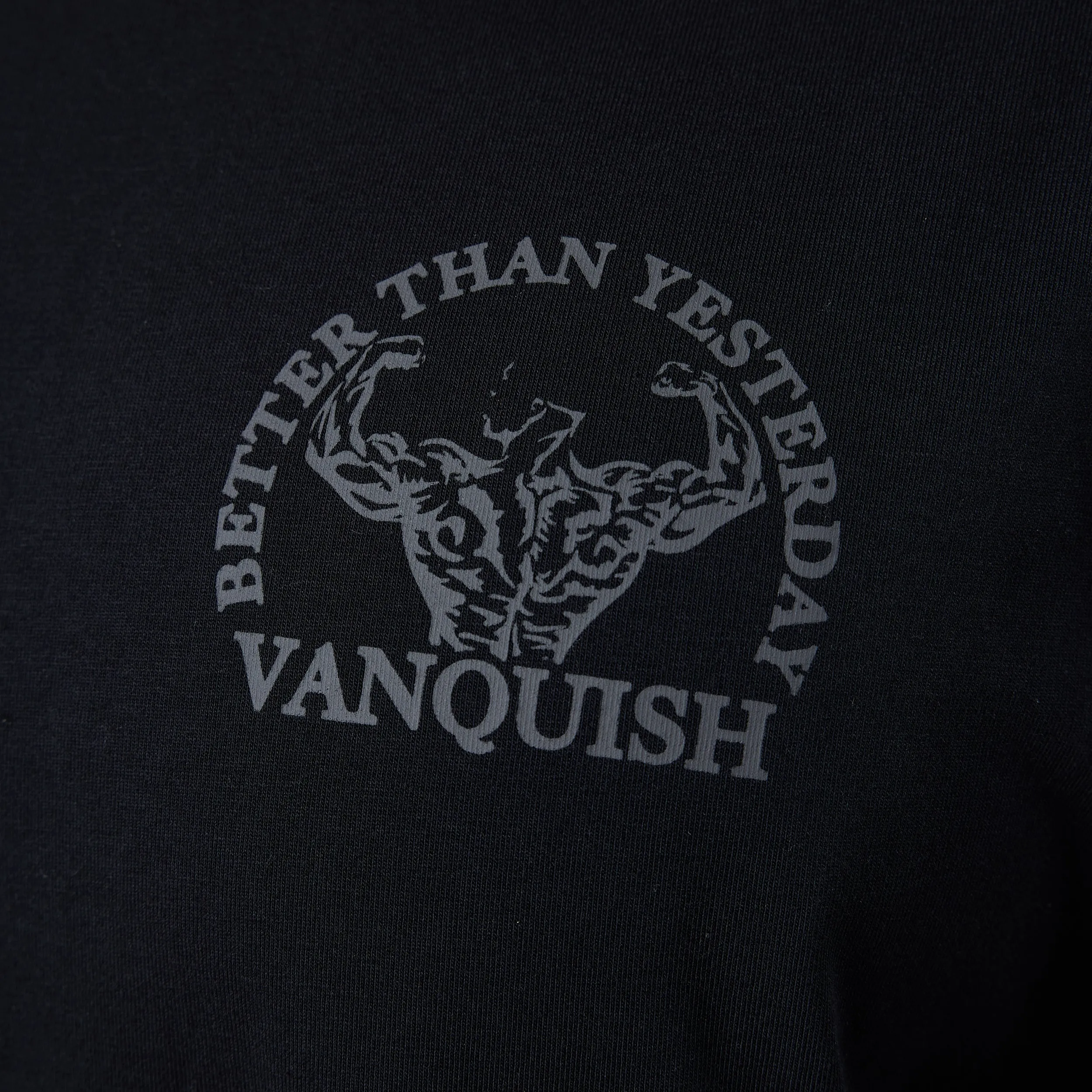 Vanquish Black Unconquerable Strength Oversized T Shirt