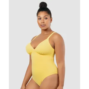 Vivien Full Bust V Neck Plunge Swimsuit