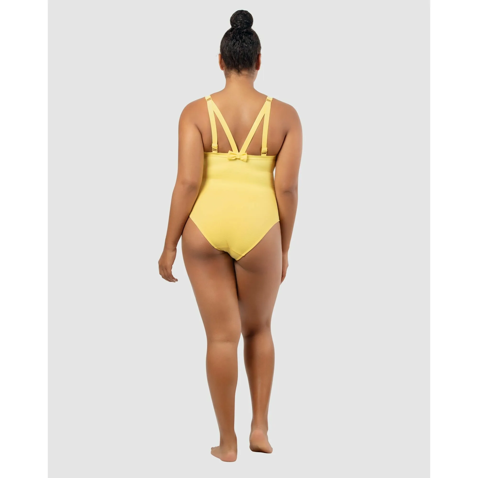 Vivien Full Bust V Neck Plunge Swimsuit