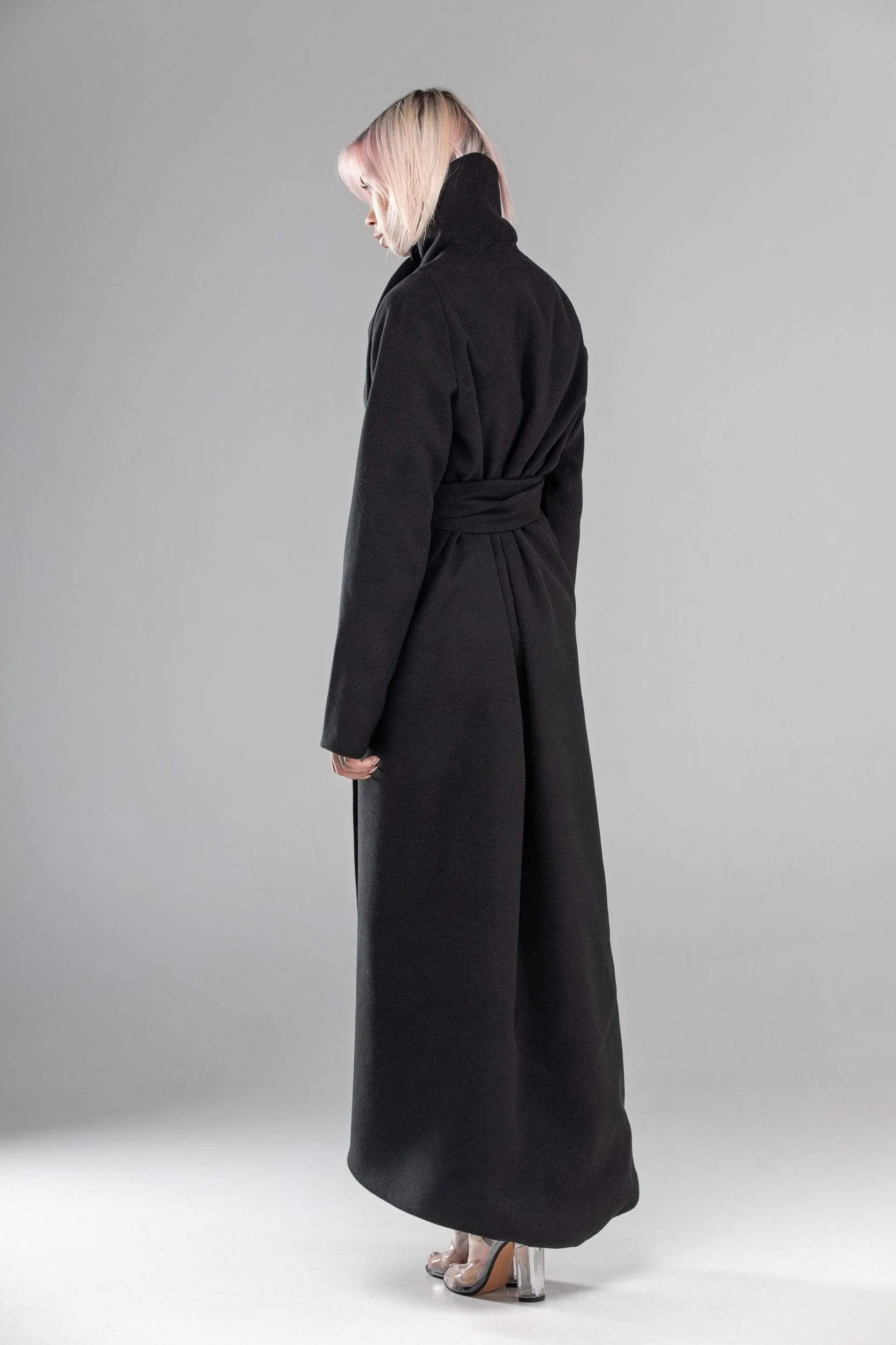 Winter Belted Maxi Coat