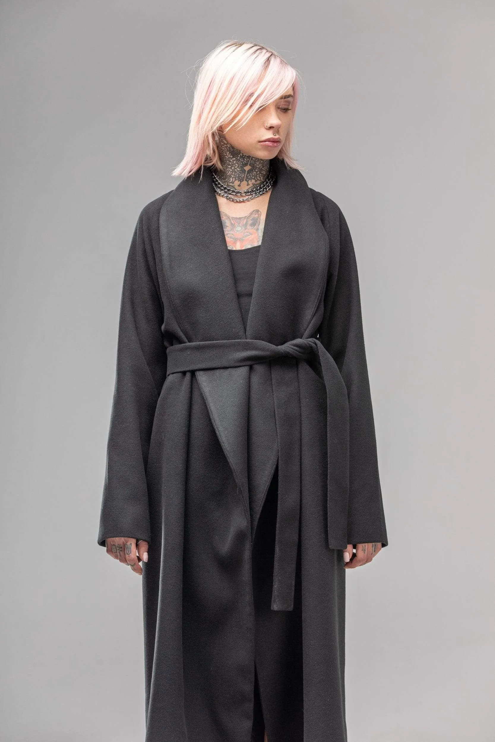 Winter Belted Maxi Coat